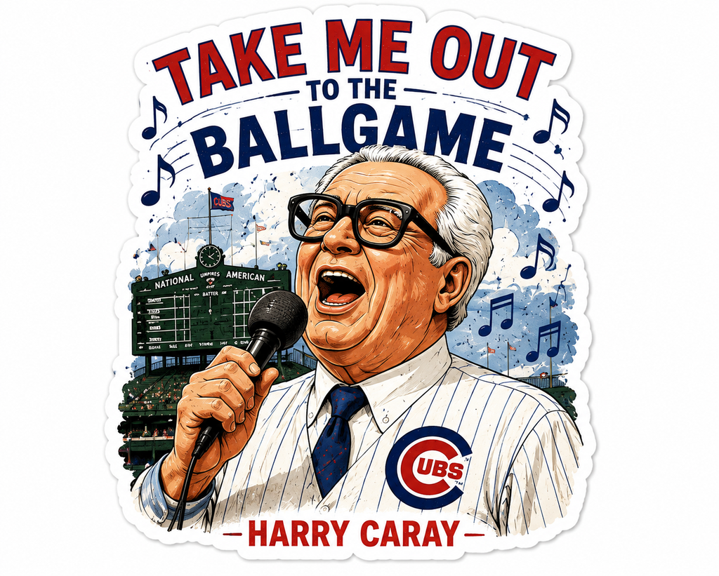 Chicago Cubs Moments Sticker Collection – Set of 5 Die-Cut Baseball Stickers – Wrigley Field, 2016 World Series & Cubs Legends