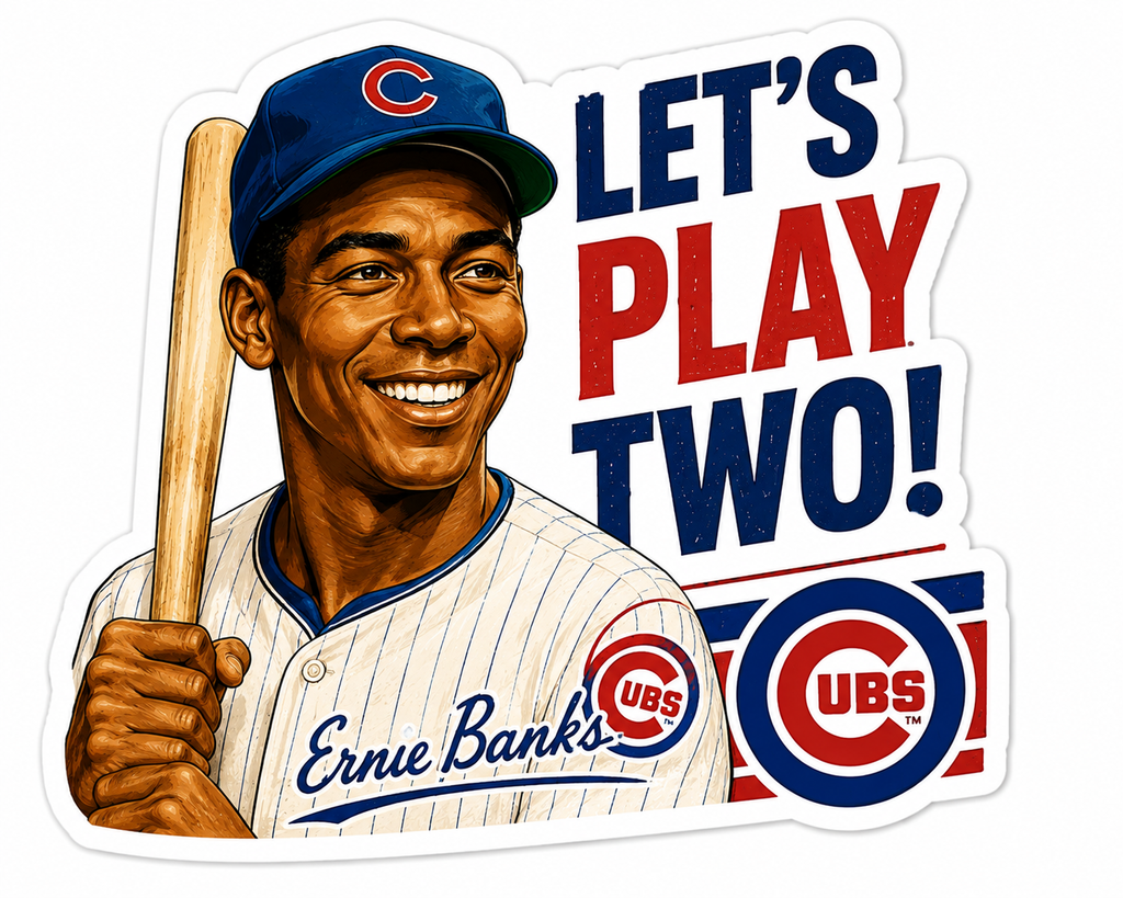 Chicago Cubs Moments Sticker Collection – Set of 5 Die-Cut Baseball Stickers – Wrigley Field, 2016 World Series & Cubs Legends