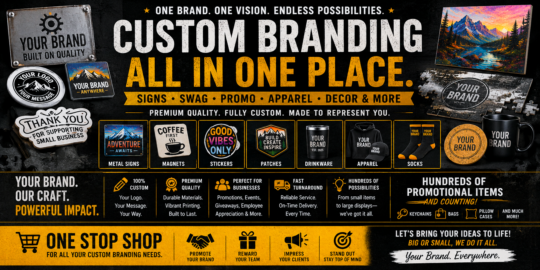 Custom Branding - All In One Place