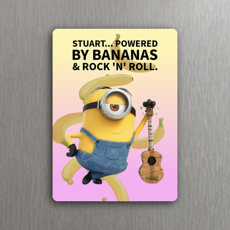 Minions Magnet | Kevin Stuart Bob Group 2.18 x 3 Fridge Magnet Vintage