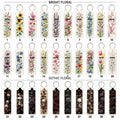 Pick Any 2 Floral Lipstick & Chapstick Holder Keychain Keychains (30 Floral Designs)– Bright or Gothic Designs – 6.48 Free Shipping image 1