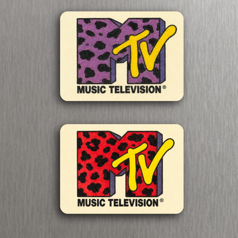 12 Retro Music Television Magnets – 80s & 90s Inspired Designs – Choose Your Favorite – 3" x 2.18" image 2