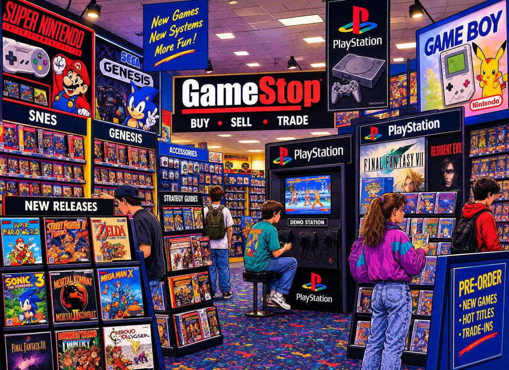 Growing Up in the ’90s Magnet Collection – Roll Back the Clock Nostalgia Memories GameStop Blockbuster Toy R Us – 3" x 2.18" - Choose