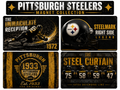 Pittsburgh Steelers Magnet Collection set of 4 large magnets
