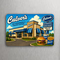 🍔 Fast Food Americana – Culver’s Retro Cartoon Diner Fridge Refrigerator Magnet