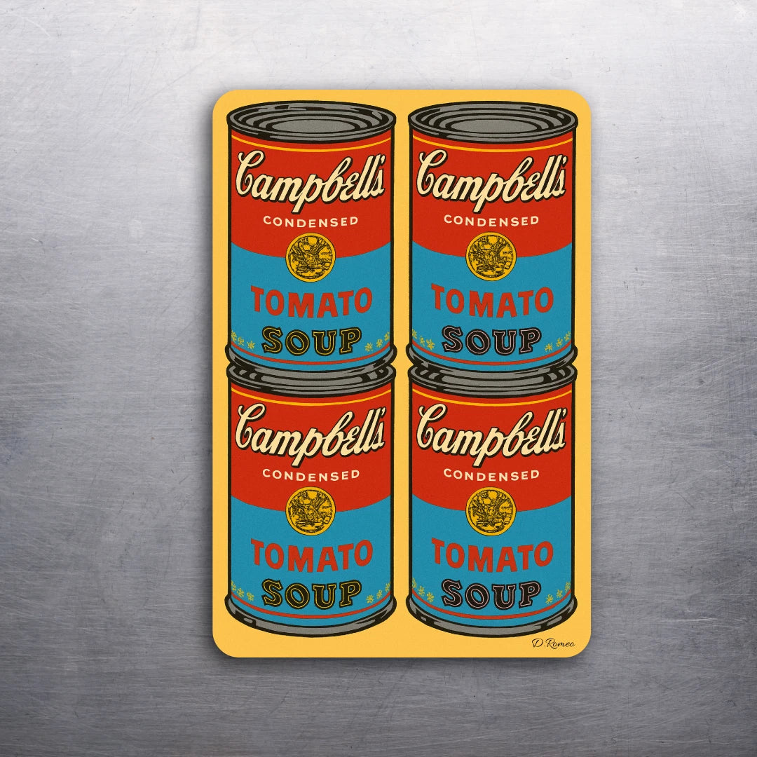 3 x 2 Campbell's Soup Vintage Style Art D.Romeo Magnet - Choose