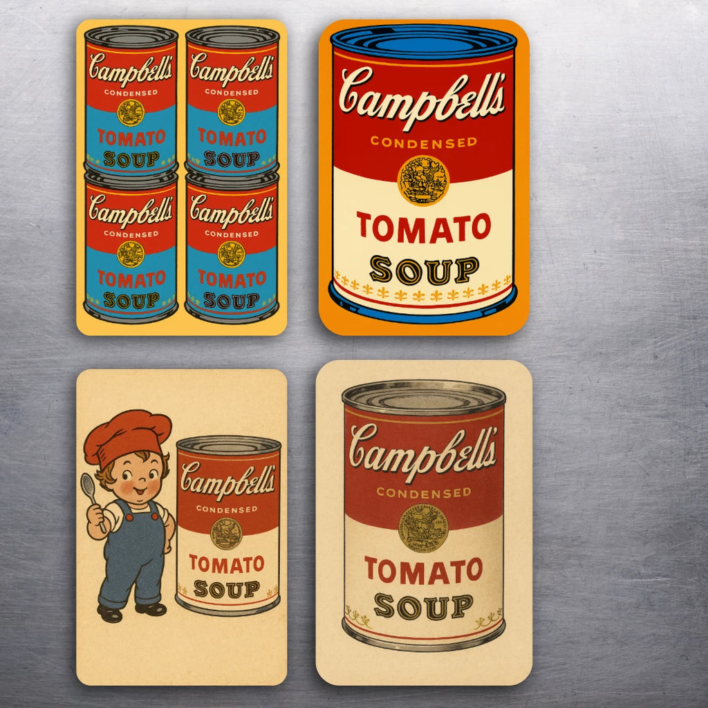 3 x 2 Campbell's Soup Vintage Style Art D.Romeo Magnet - Choose