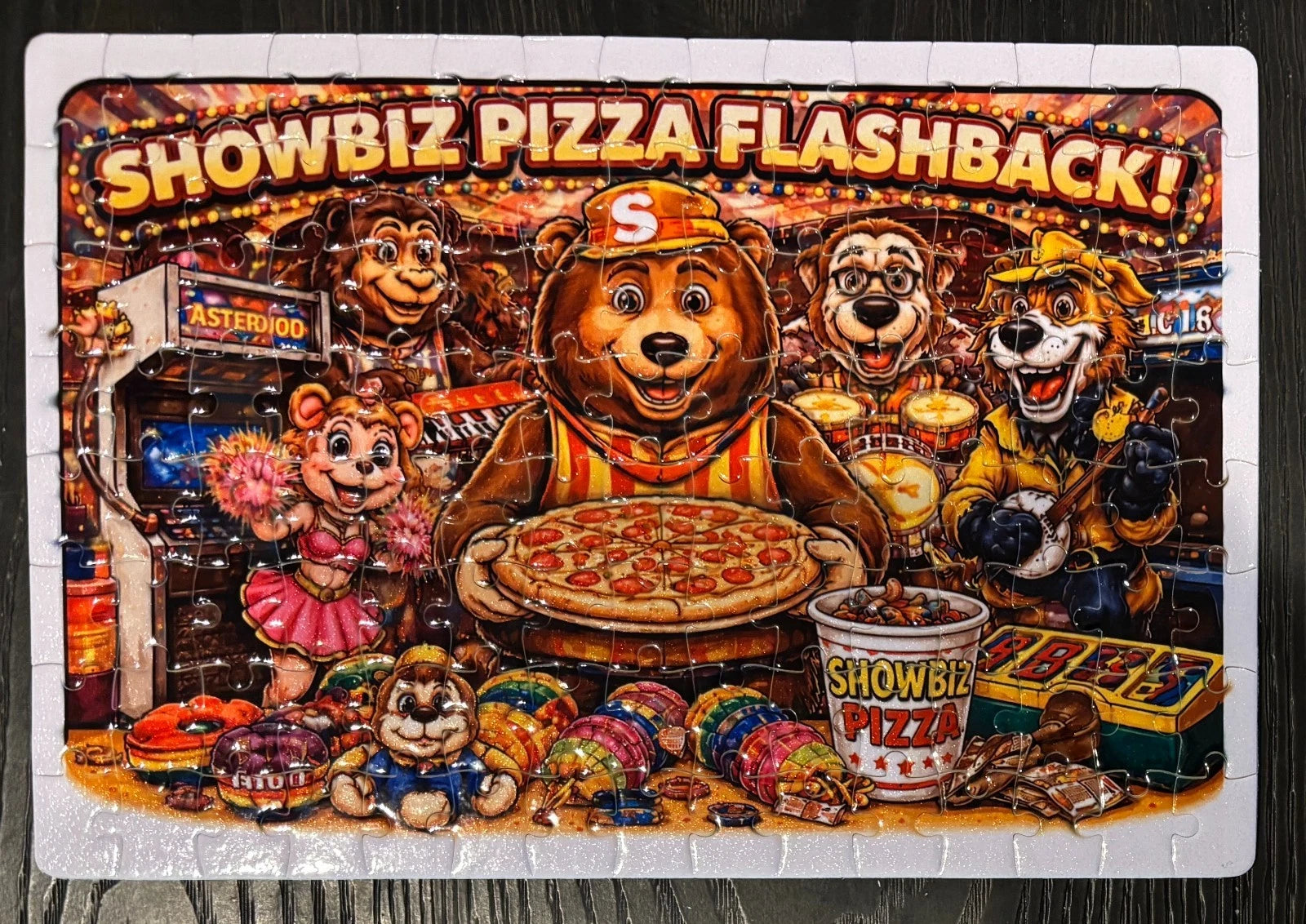 1980's Showbiz Pizza Arcade 120 Pieces | Vintage Flashback 1980's Good Times