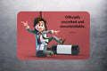 3x2 Funny Wine Drinking Business Lady Meme Fridge Refrigerator Magnet (D.Romeo)