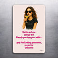 3x2 Super Funny Cool Friend Fridge Refrigerator Car Magnet (D.Romeo)