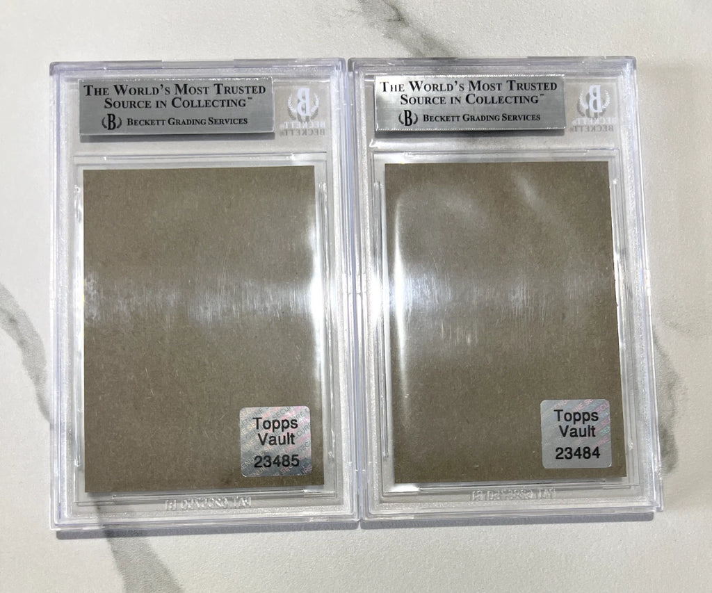 2x BGS 9 1984 Topps Roger Craig RC's 1/1 Magenta and 1/1 Cyan Topps Vault Proofs