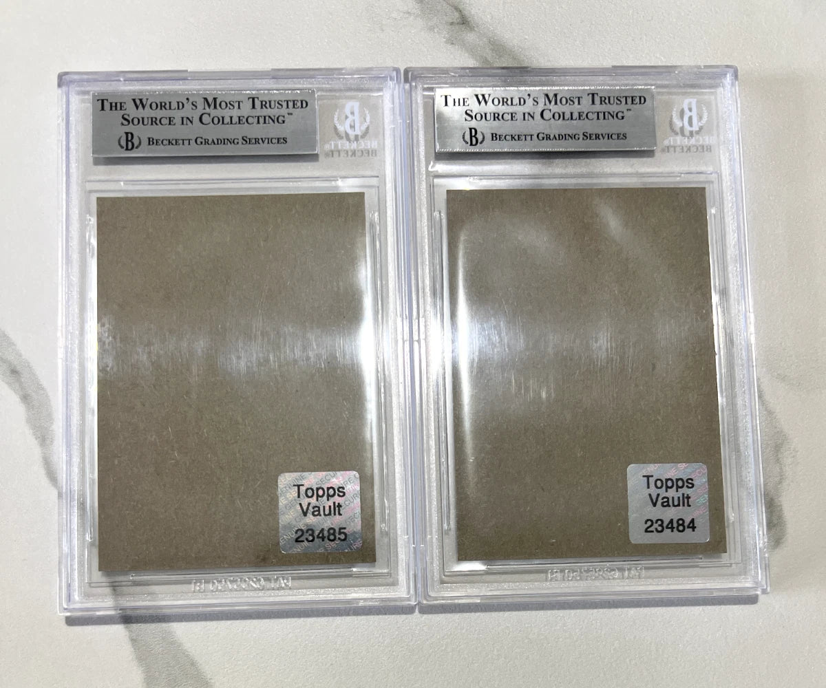 2x BGS 9 1984 Topps Roger Craig RC's 1/1 Magenta and 1/1 Cyan Topps Vault Proofs