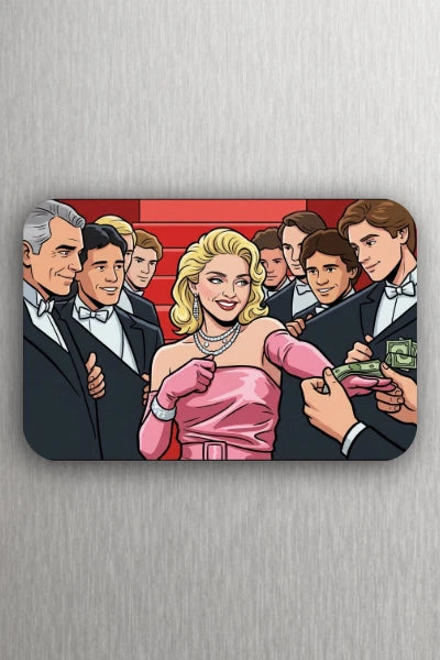 3x2 Vintage 80's Madonna Material Girl Music Video Fridge Refrigerator Magnet