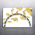 3x2 Bitcoin Crypto Fridge Refrigerator Magnet (D.Romeo) - In Crypto We Trust