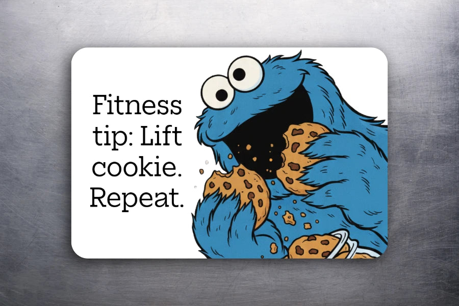 3x 2 Vintage Art Cookie Monster Sesame Street FUNNY Fridge Refrigerator Magnet