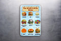 3x 2 Sponge Bob The KRUSTY Krab Krabby Patty Menu Fridge Refrigerator Magnet