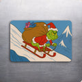 3x 2 Vintage How the Grinch Stole Christmas Sled Fridge Refrigerator Magnet