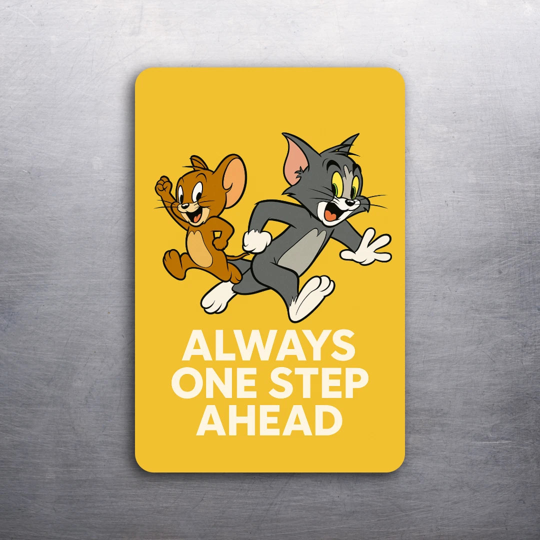 3x 2 Vintage 80's Tom and & Jerry Cartoon Fridge Refrigerator Magnet (D.Romeo)