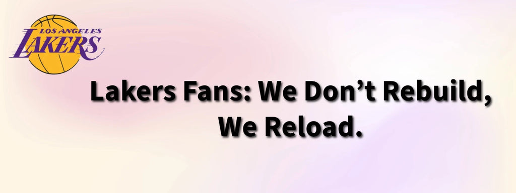 3x8 3 x 8 LA LAKERS NBA FUNNY BUMPER STICKER (RELOAD) 3 Variations - CHOOSE