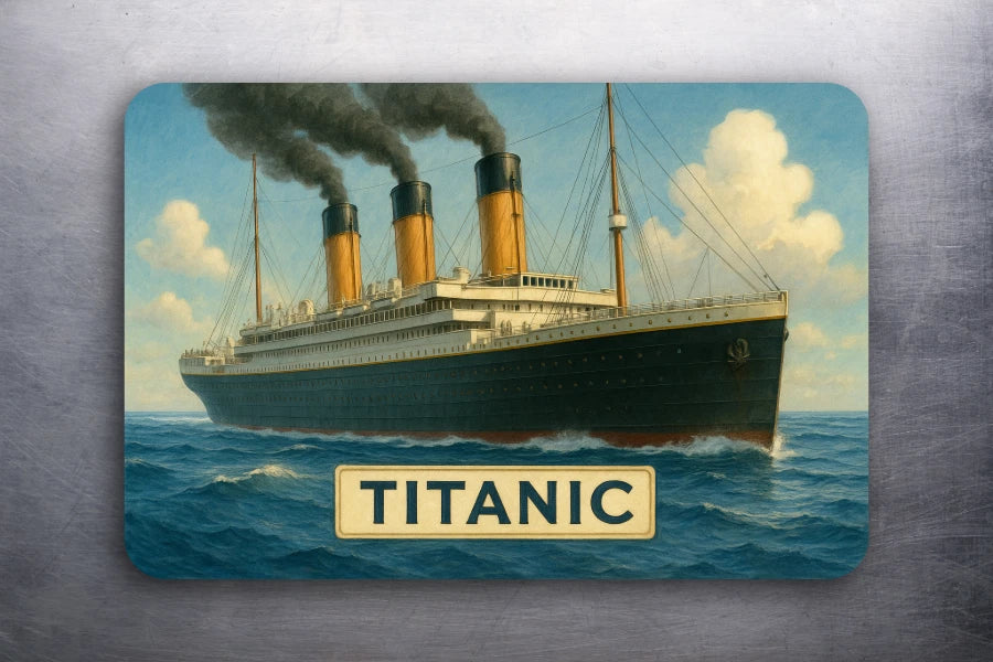 3x 2 Titanic Ship Beautiful Art Fridge World History Refrigerator Magnet