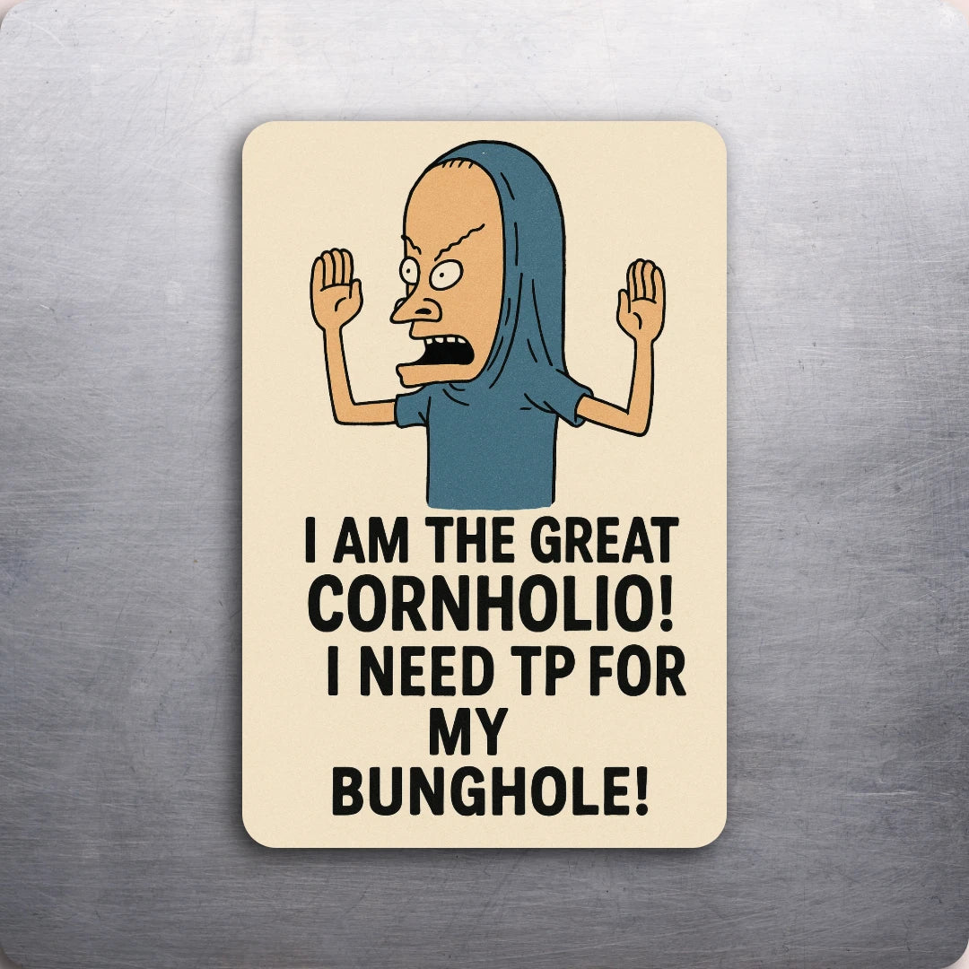 3x 2 Vintage 90's MTV Beavis Cornholio Music Art Fridge Refrigerator Magnet
