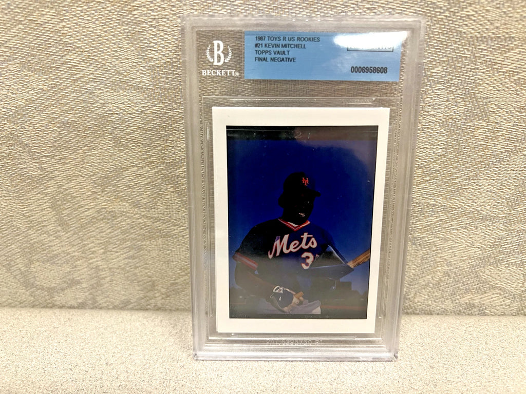 1/1 BGS 1987 Topps Toys R Us Vault FINAL NEGATIVE Kevin Mitchell RC -Rookie Card