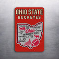 3x2 Sports Ohio State Buckeyes Fridge Refrigerator Magnet Football (D.Romeo)