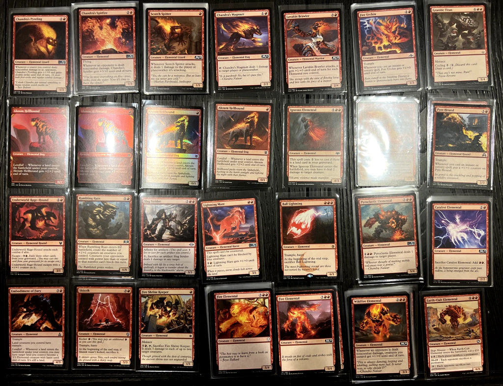 Commander Deck Builder (Elemental Elementals) Magic The Gathering MTG Singles