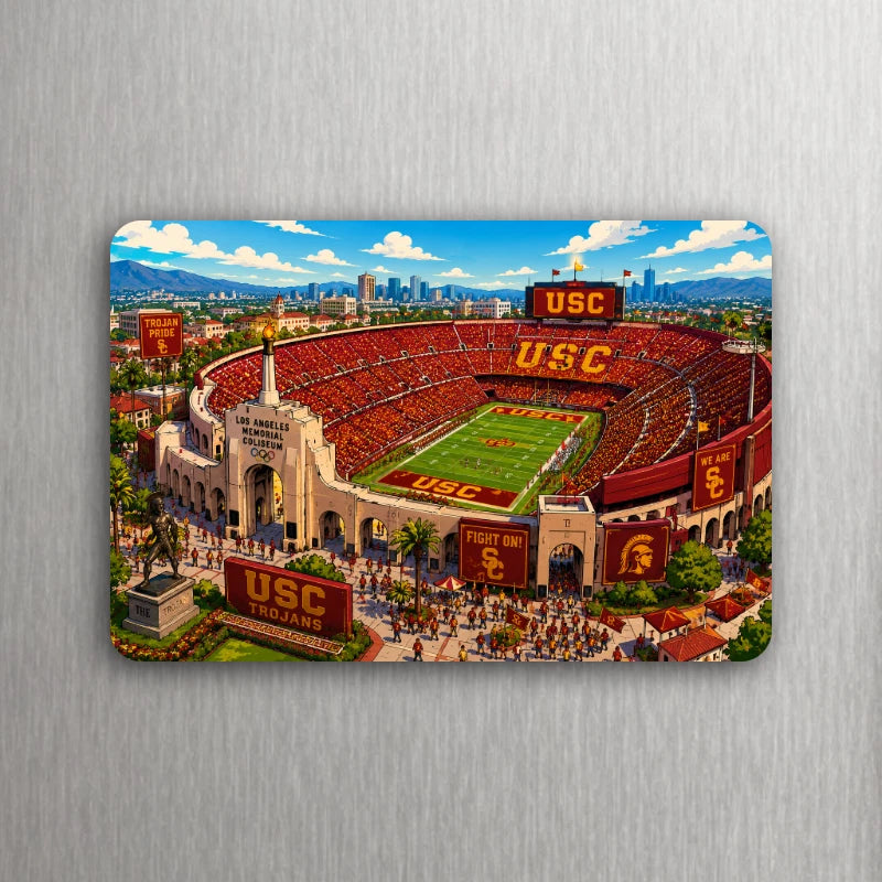 USC Magnet 3x2 | University of Southern California Fridge Magnet - Choose Style