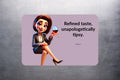 3x2 Funny Wine Drinking Business Lady Meme Fridge Refrigerator Magnet (D.Romeo)