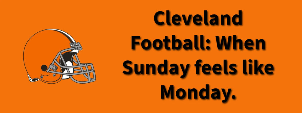 3x8 3 x 11 CLEVELAND BROWNS FOOTBALL FUNNY BUMPER STICKER 9 Variations - CHOOSE