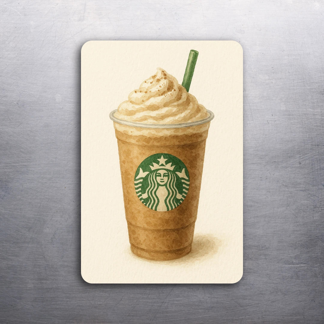 3x2 Starbucks Coffee Iced Caramel Macchiato Fridge Refrigerator Magnet (D.Romeo)