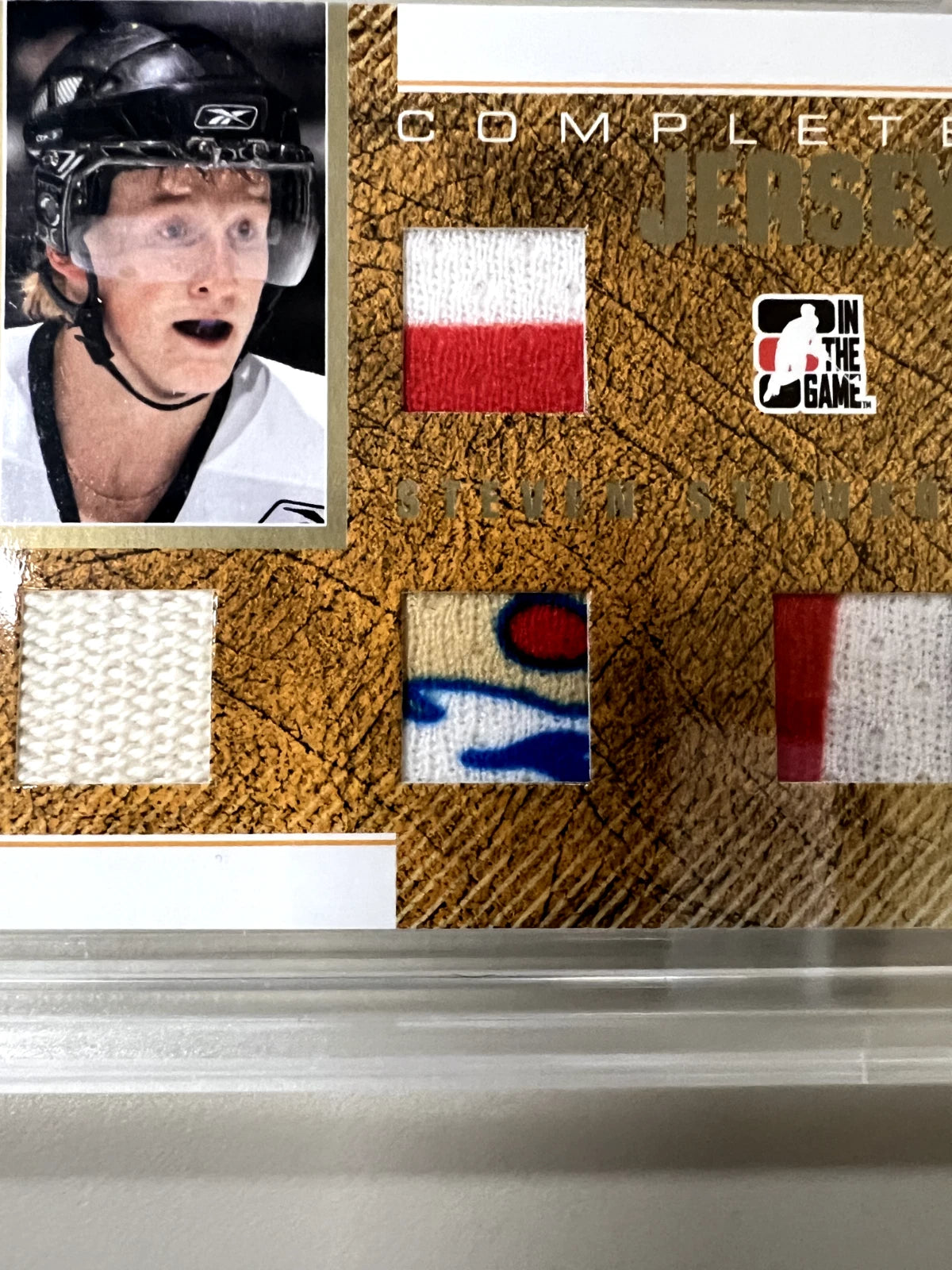 2007 ITG Ultimate Memorabilia Complete Jersey Gold #'d 1/1 Steven Stamkos RC