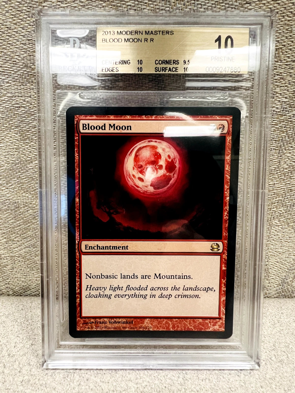 1/1 BGS 10 Blood Moon 2013 Modern Masters MTG