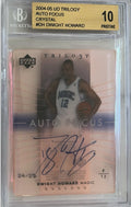 2004-05 UD Glass Auto Focus Crystal #'d/25 RC 1/1 BGS 10 Dwight Howard RC 10 AU