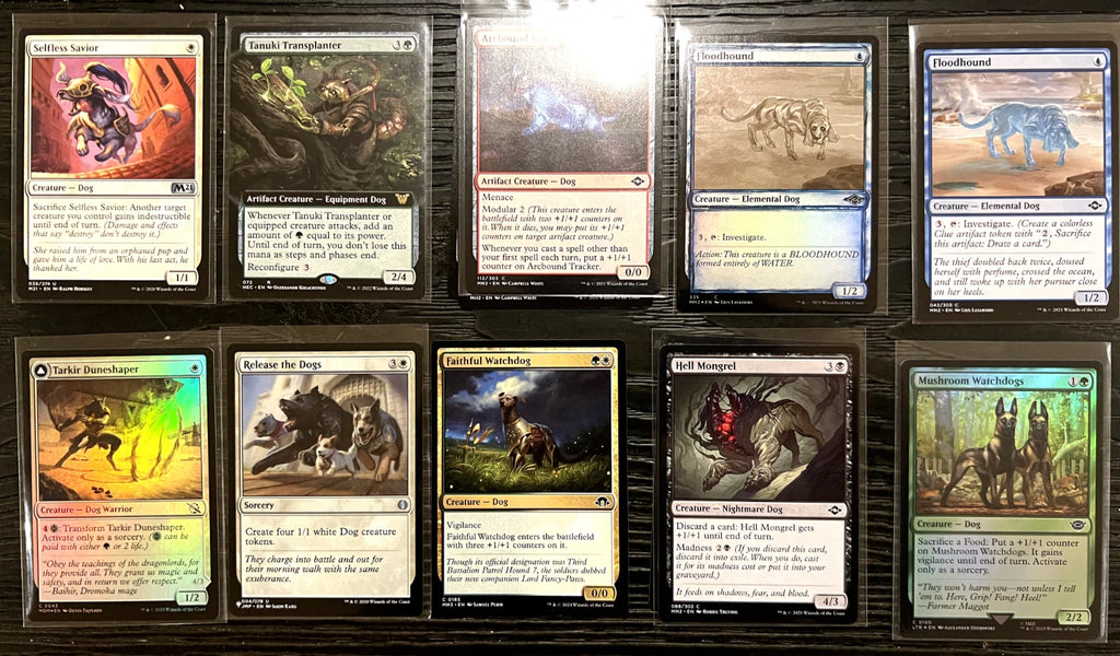 Commander Deck Builder (Dog Dogs) Magic The Gathering MTG Singles