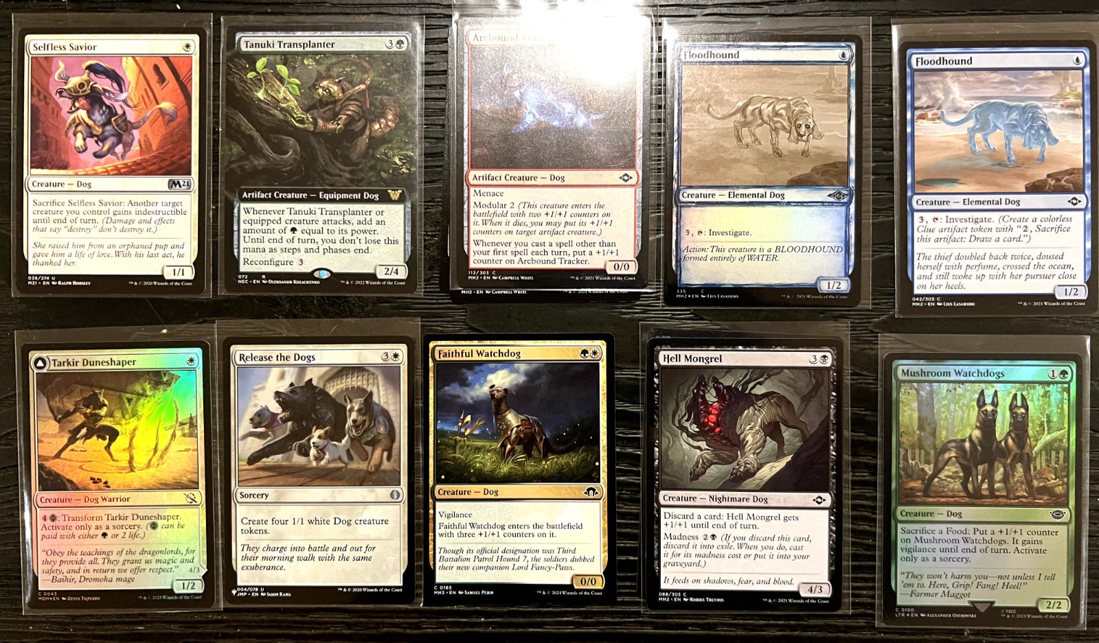 Commander Deck Builder (Dog Dogs) Magic The Gathering MTG Singles