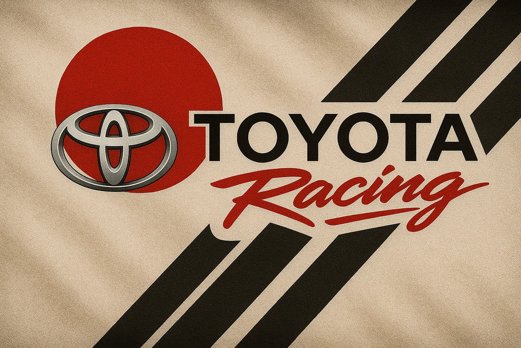 Toyota Racing Japan Car Sticker Logo Vinyl Decal (Group of 2) - Different Sizes