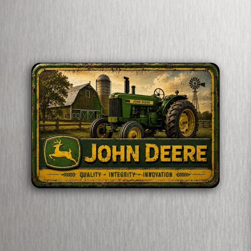 John Deere Farm & Tractor Industrial Magnets 3x2 – Choose Your Design