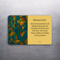 3x2 Bible Verse Romans 8:28 Spiritual Fridge Refrigerator Magnet (D.Romeo)