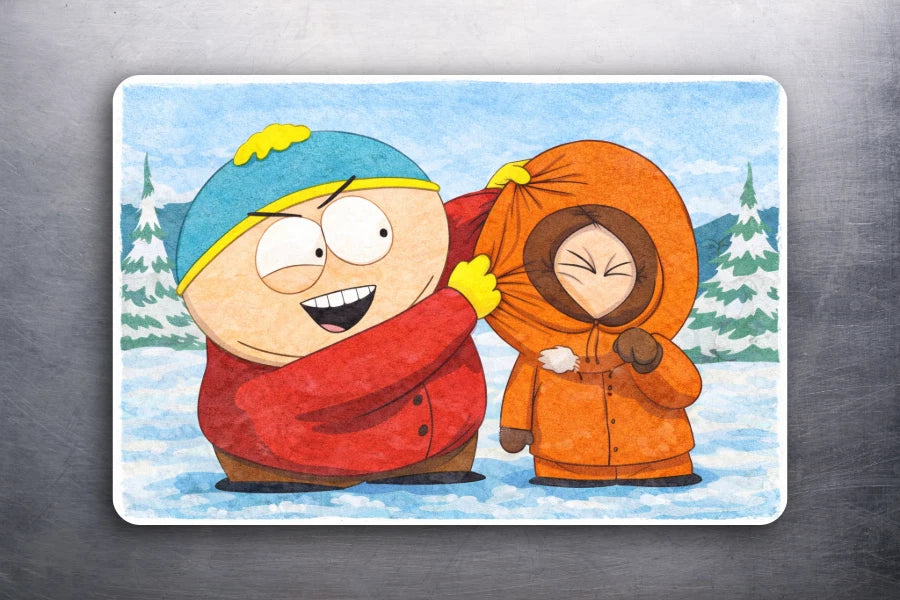 3x 2 South Park Cartman and Kenny Funny Best Friends Fridge Refrigerator Magnet