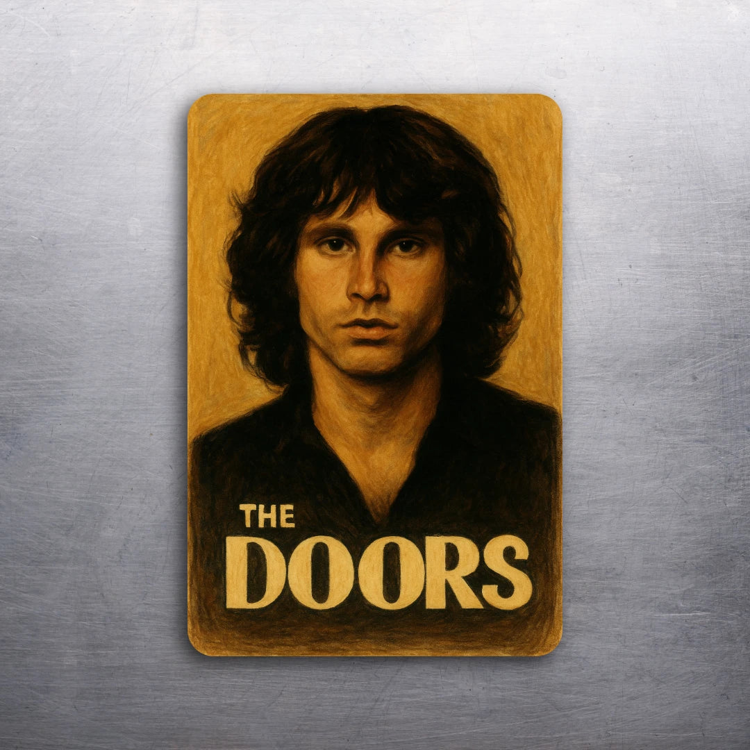 3x 2 Vintage The Doors Jim Morrison Music Art Fridge Refrigerator Magnet D.Romeo