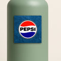Laptop Tablet Bottle Case GLOSSY Pepsi Logo Art Stickers - Group of 4