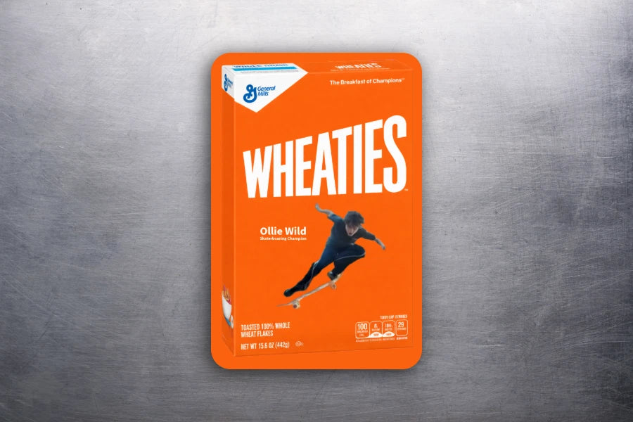 CUSTOM IMAGE 3.6x2.6 Wheaties Box Fridge Refrigerator Magnet (PIC + MESSAGE)