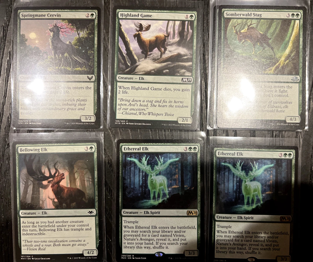 Commander Deck Builder (Elk Elks) Magic The Gathering MTG Singles