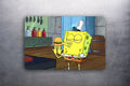 3x 2 Sponge Bob Inside Krusty Krab Krabby Patty Love Fridge Refrigerator Magnet