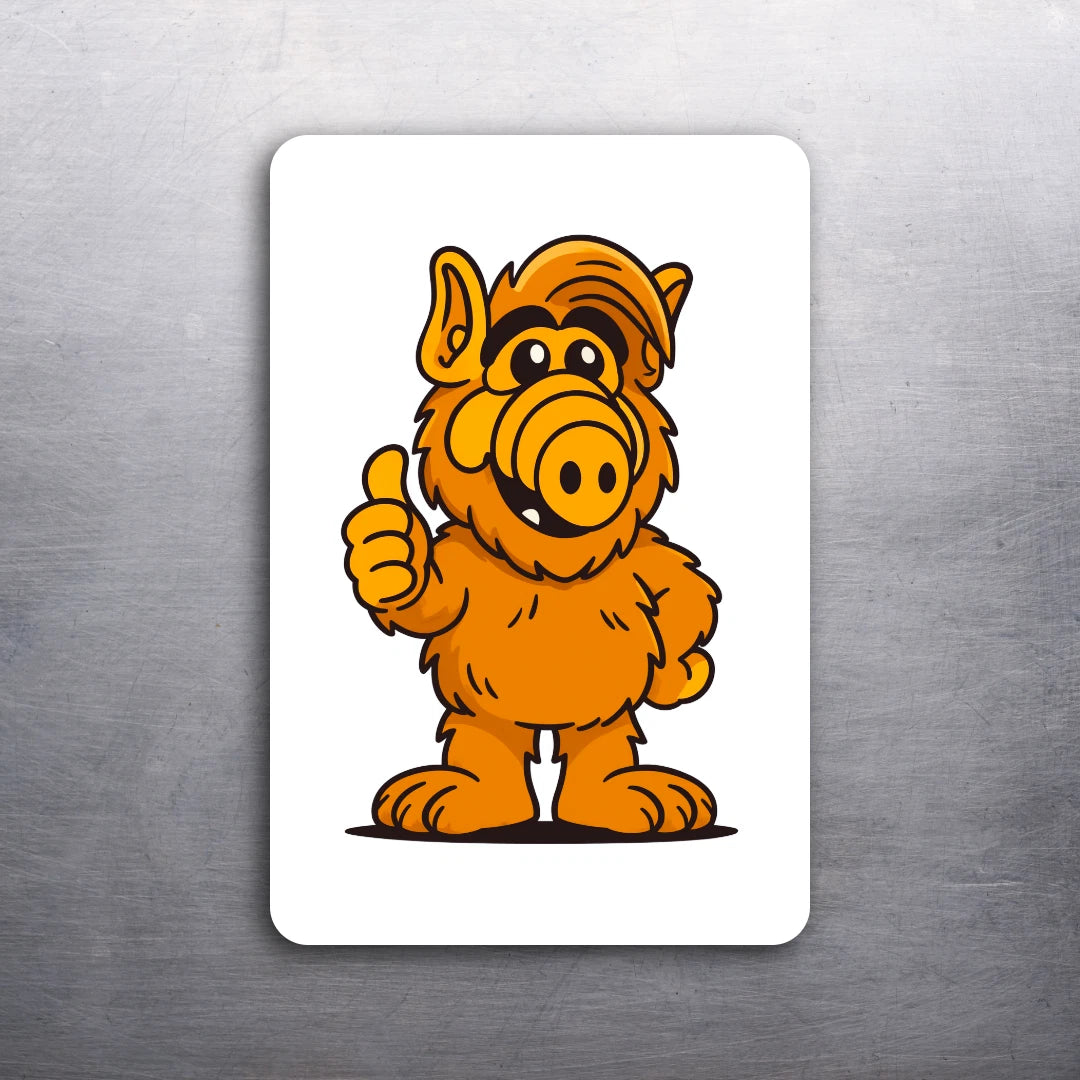 3x 2 Vintage 80's Alf TV Cartoon Art Fridge Refrigerator Magnet