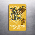 3x 2 Vintage 80's Tom and & Jerry Cartoon Fridge Refrigerator Magnet (D.Romeo)