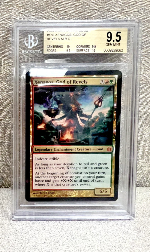 1/1 BGS 9.5 2014 Born of the Gods Xenagos, God of Revels (.5 away from BGS 10)