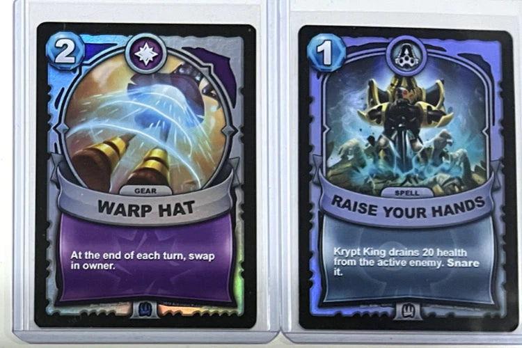 Raise Your Hands SILVER FOIL Battlecast Skylanders CCG Card